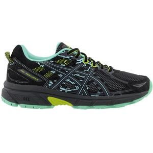 Asics Gel-Venture 6 Women's Running Shoes Black Carbon Neon Lime Size 11 New